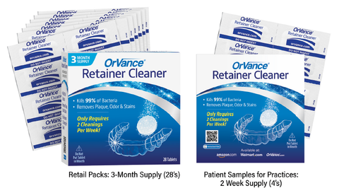 OrVance® Launches First Retainer & Aligner Cleaner Requiring Only 2 Cleanings per Week